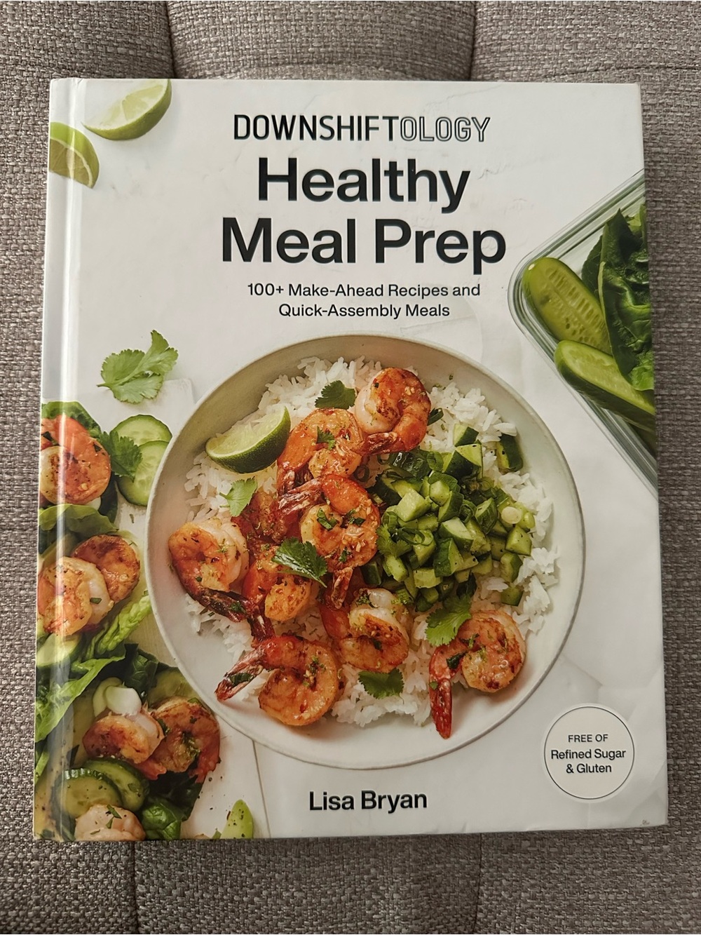 Healthy Meal Prep Cookbook by Lisa Bryan - White & Green